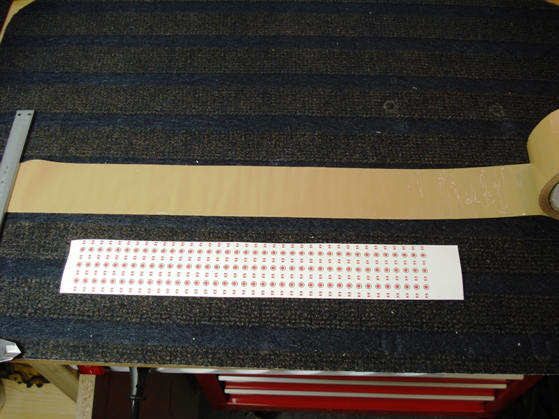 Vorbereitung Klebeband