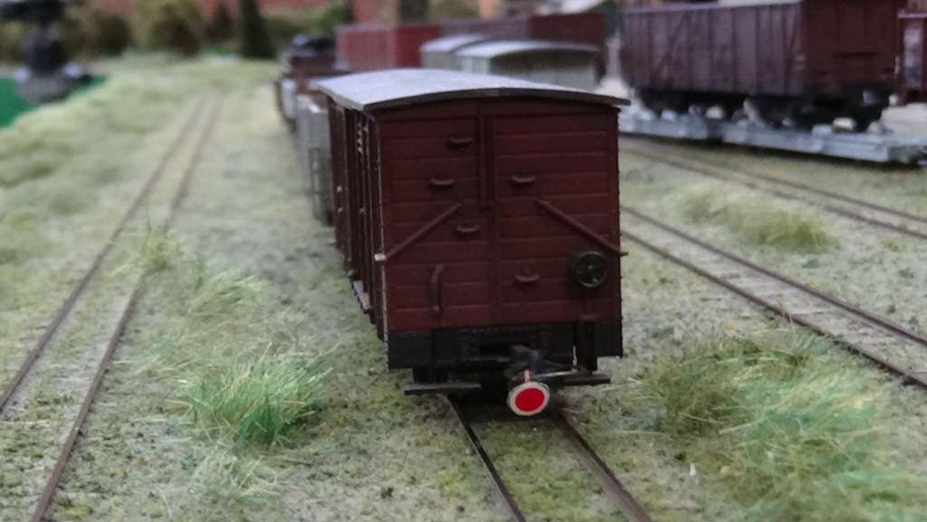 Zug mit Zugschlussscheibe