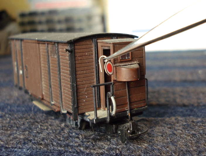 Pinzette zum einh�ngen der Zg4