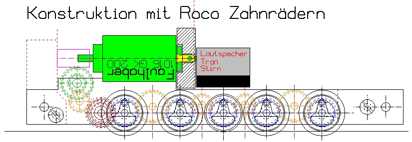 Getriebe mit Fauli 1016