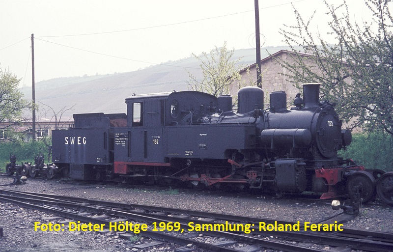 Lok 152 Drzbach im Jahr 1969 Dieter Hltge