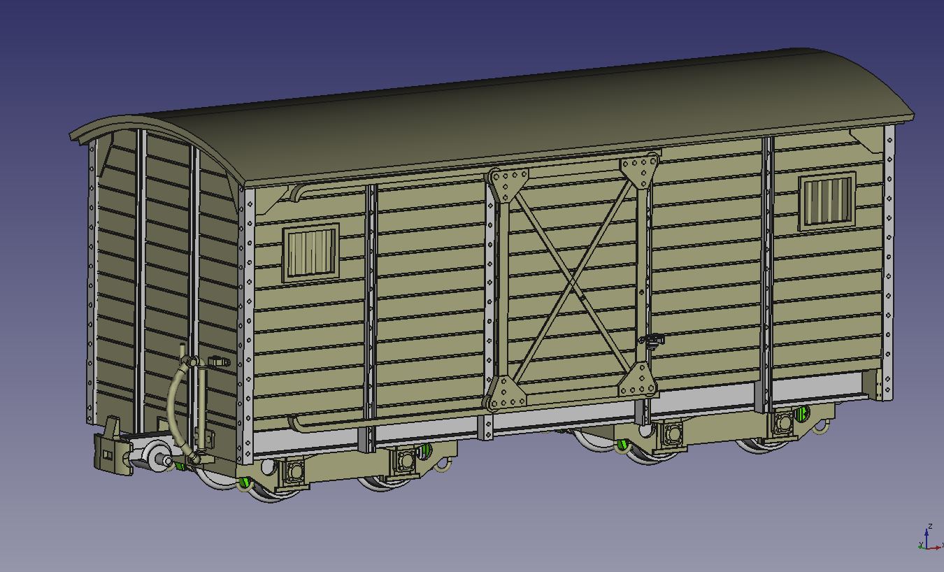 Der geschlossene Gterwagen M-D 419