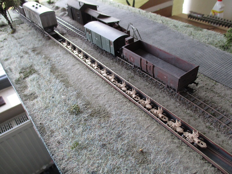 Rollbcke in der automatischen Rollbockgrube