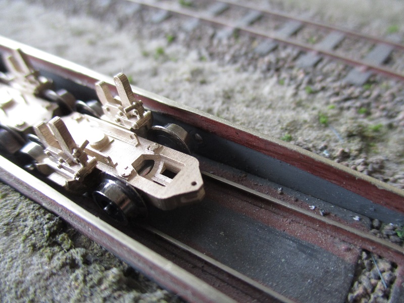 Rollbcke in der automatischen Rollbockgrube