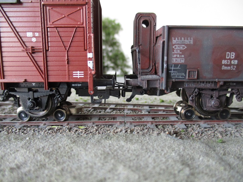 Rollbcke in der automatischen Rollbockgrube