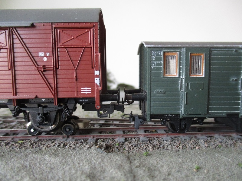 Stg 171 mit Regelspurwagen aufgebockt