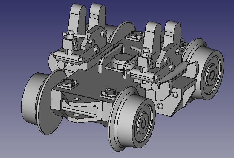 Rollbock Seitenansicht