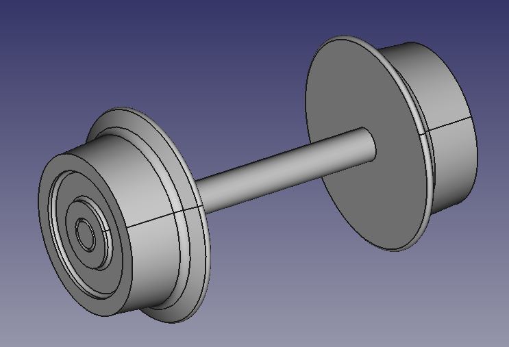 Bemo H0e Rollbockachsen
