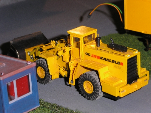 Abgestellter Radlader