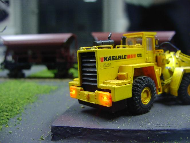 Rckseite des Radladers