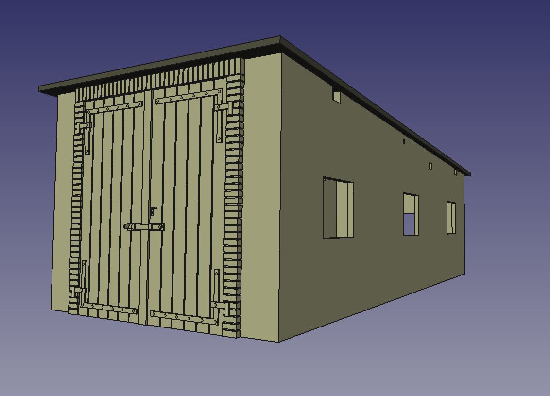 Tor der Buswerkstatt