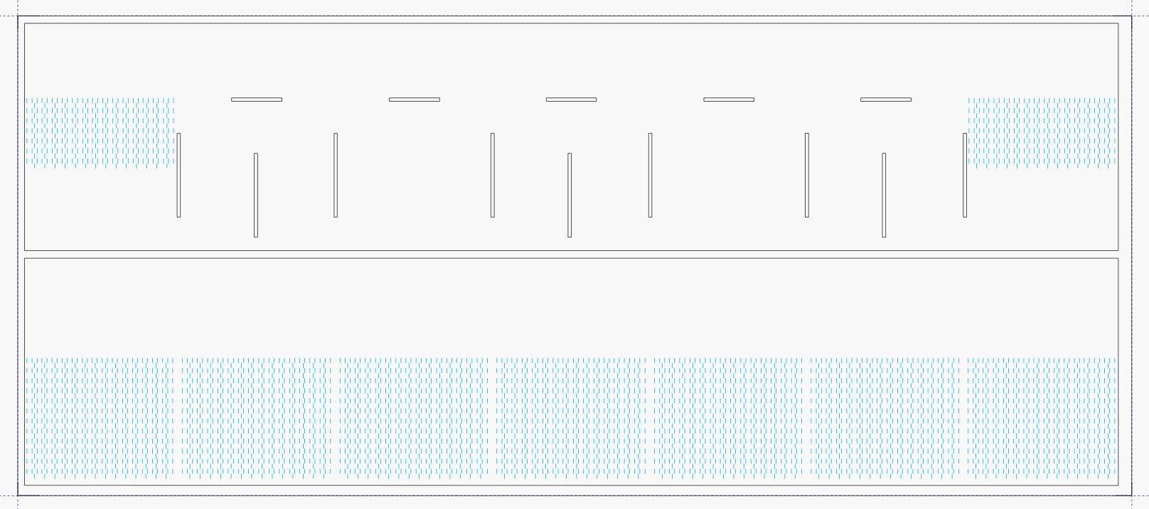 die hellblauen und schwarzen Linien in Corel Draw
