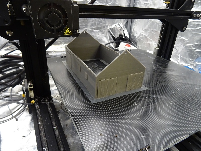 Geb�ude im Drucker