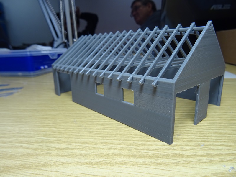 Geb�ude im Drucker