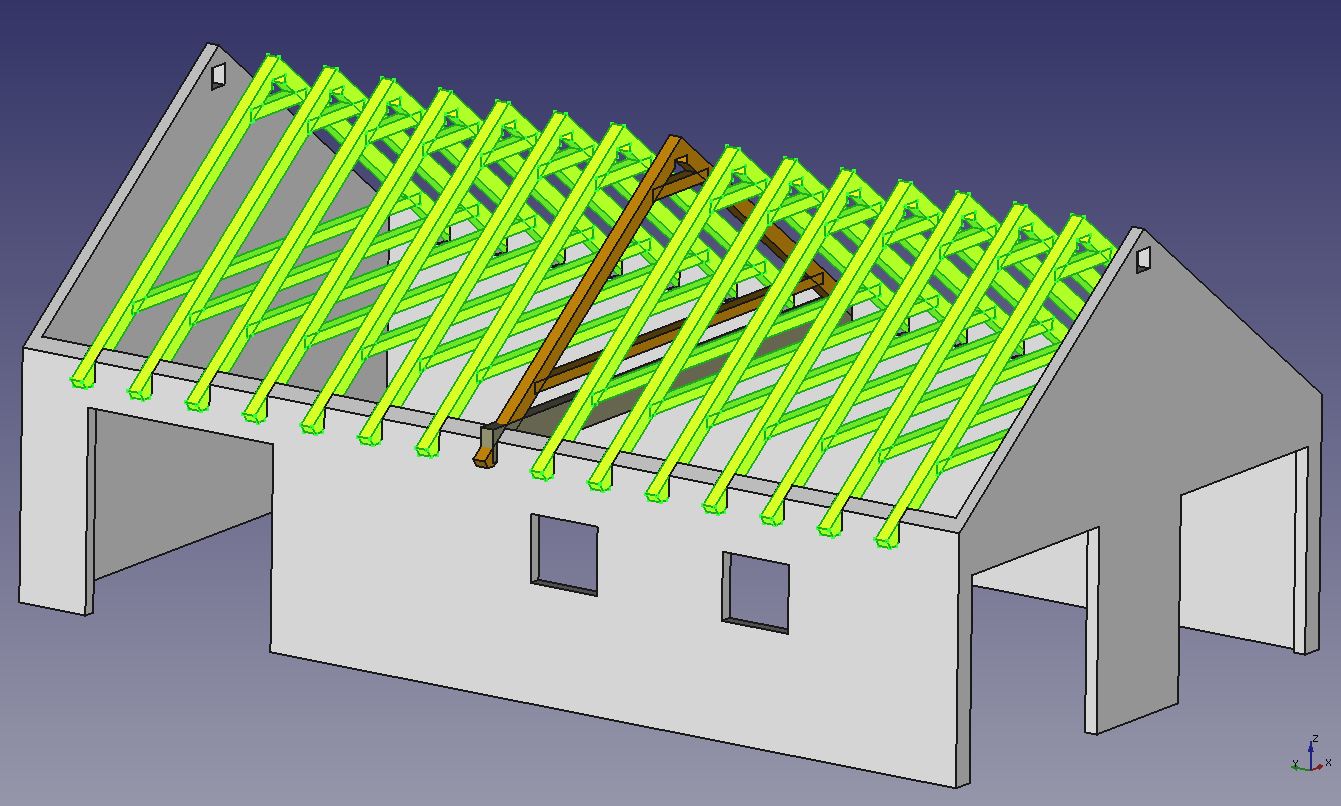 Garage D�rzbach Konstruktion