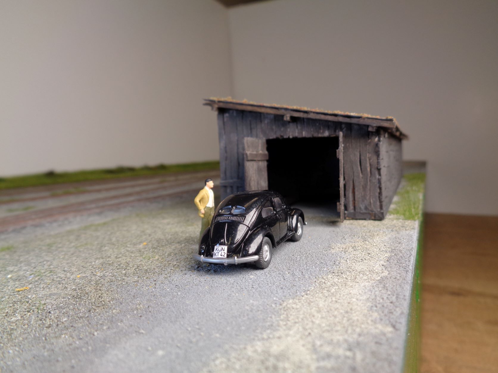 schwarzes Haus der Bau