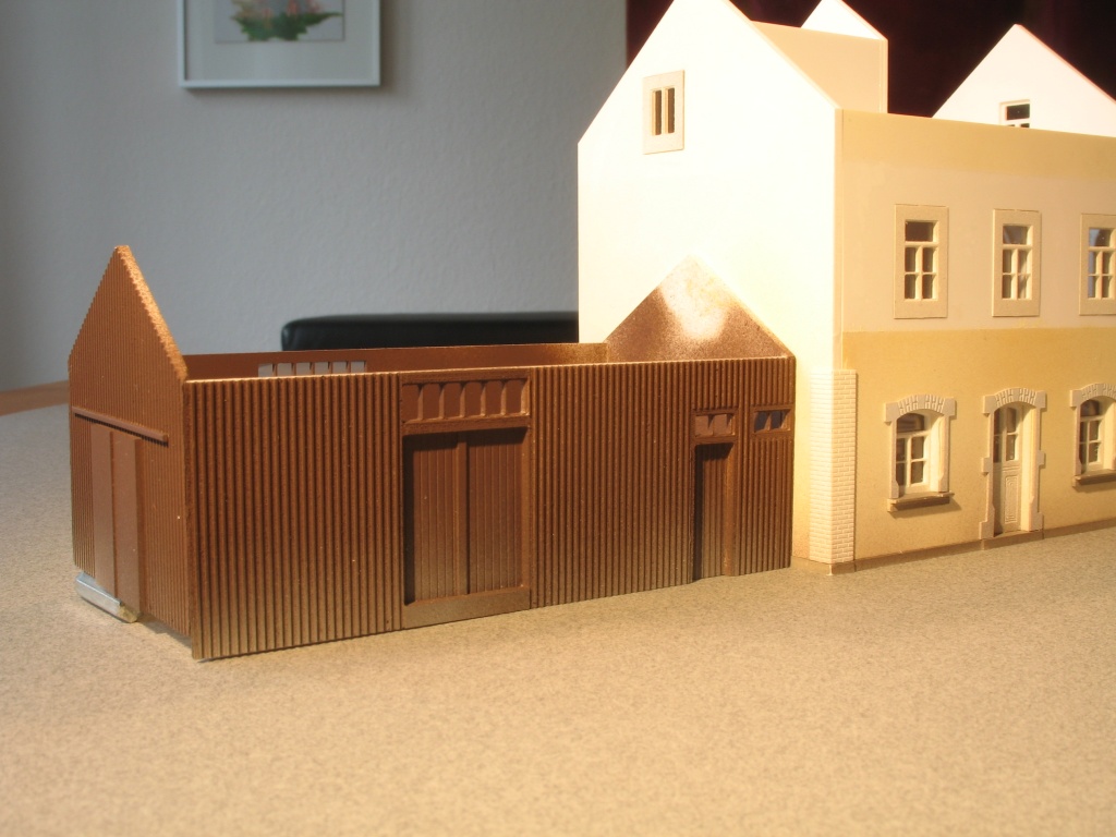 EG im Rohbau, Stra�enseite