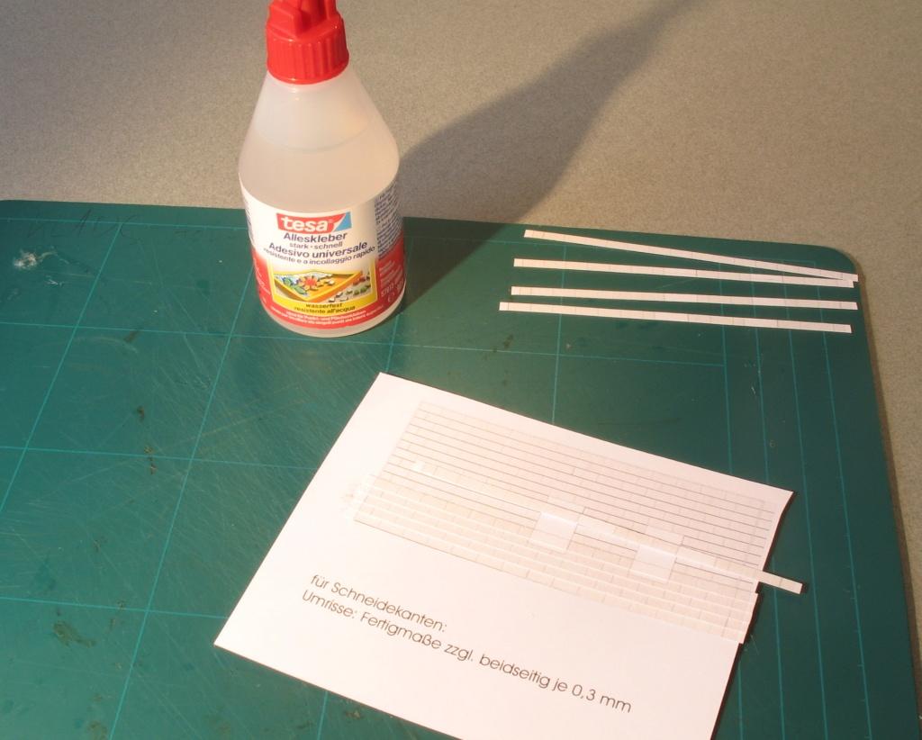 Schneiden der Streifen