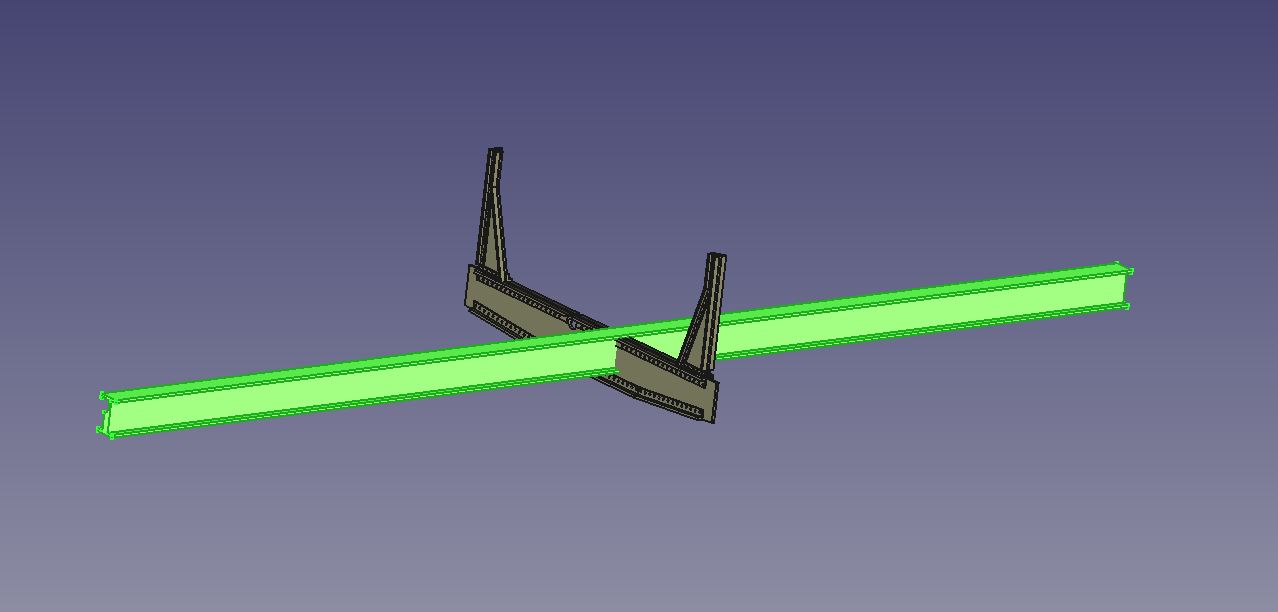 Bogenbr�cke erstes Drittel