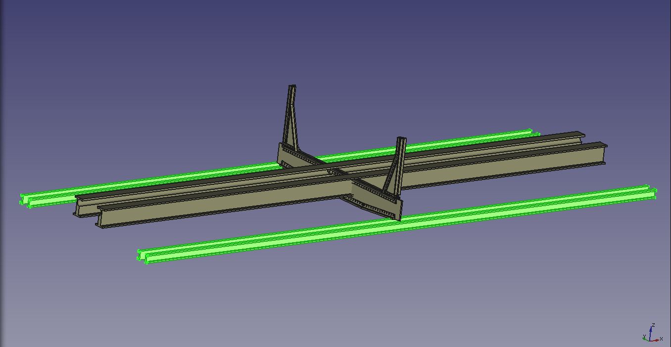 Bogenbr�cke erstes Drittel