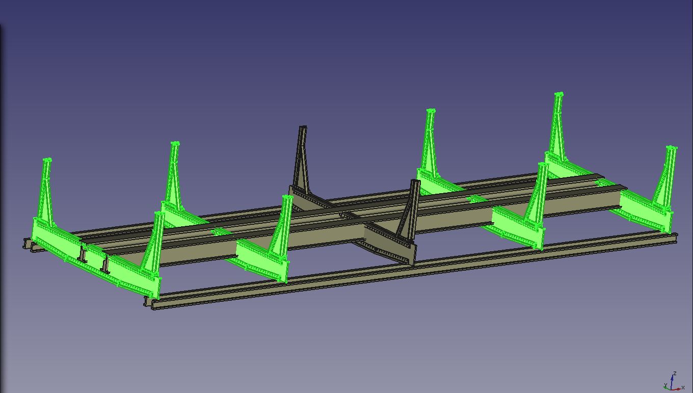 Bogenbr�cke erstes Drittel