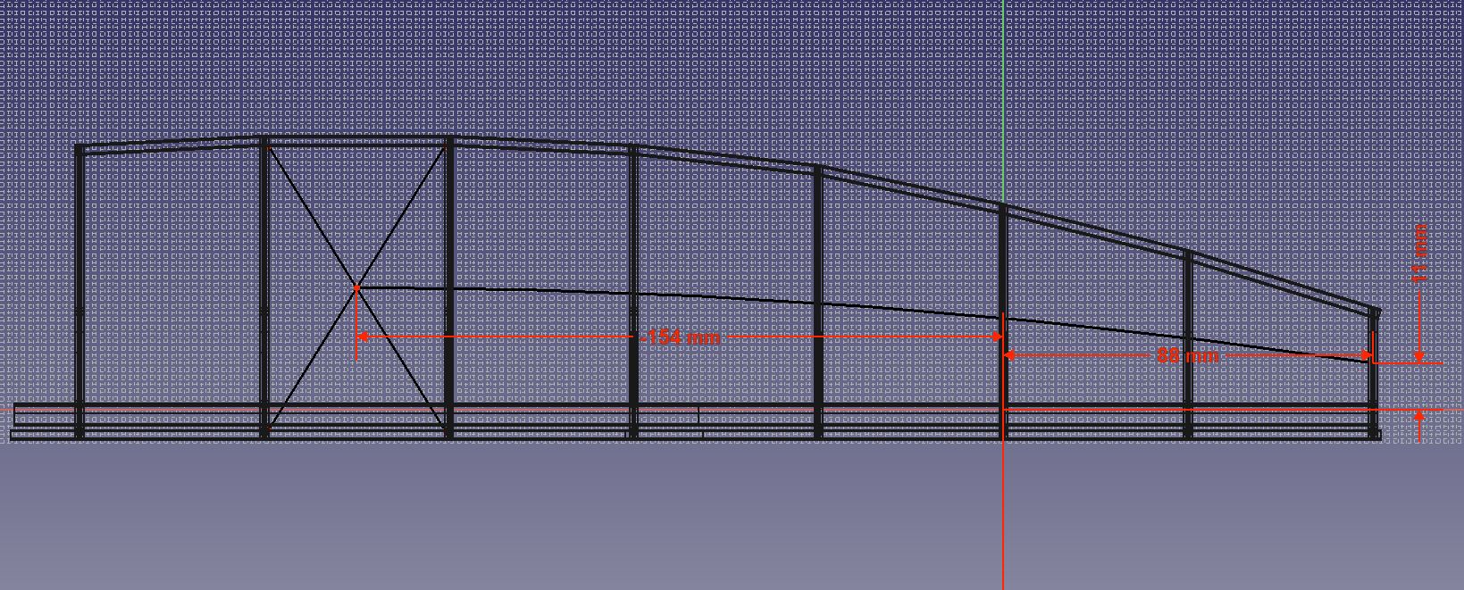 Bogenbr�cke erstes Drittel