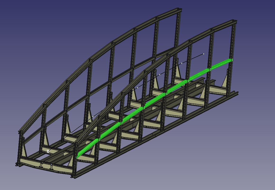 Bogenbr�cke erstes Drittel