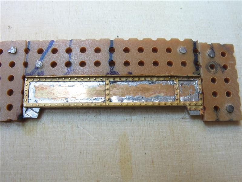 Bild 7: Oberer Quertr�ger mit Nietenblech