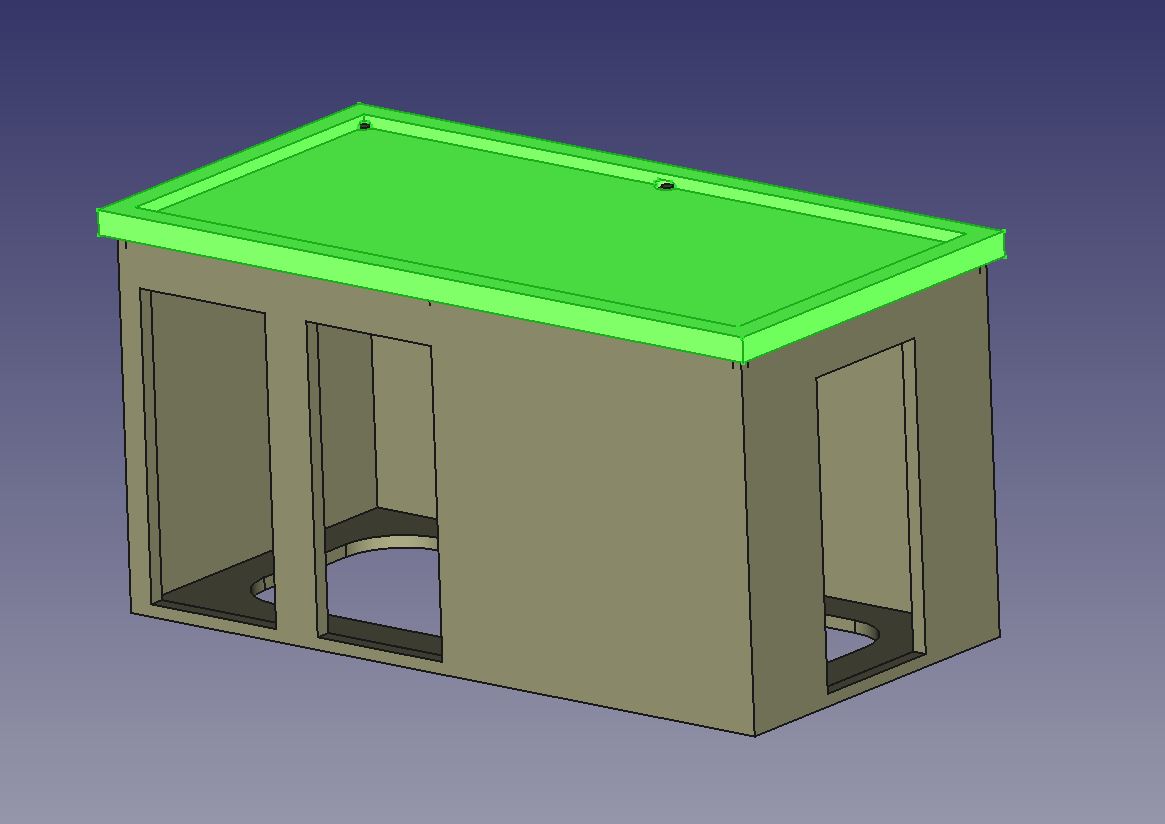 Trafostation Dach Konstruktion