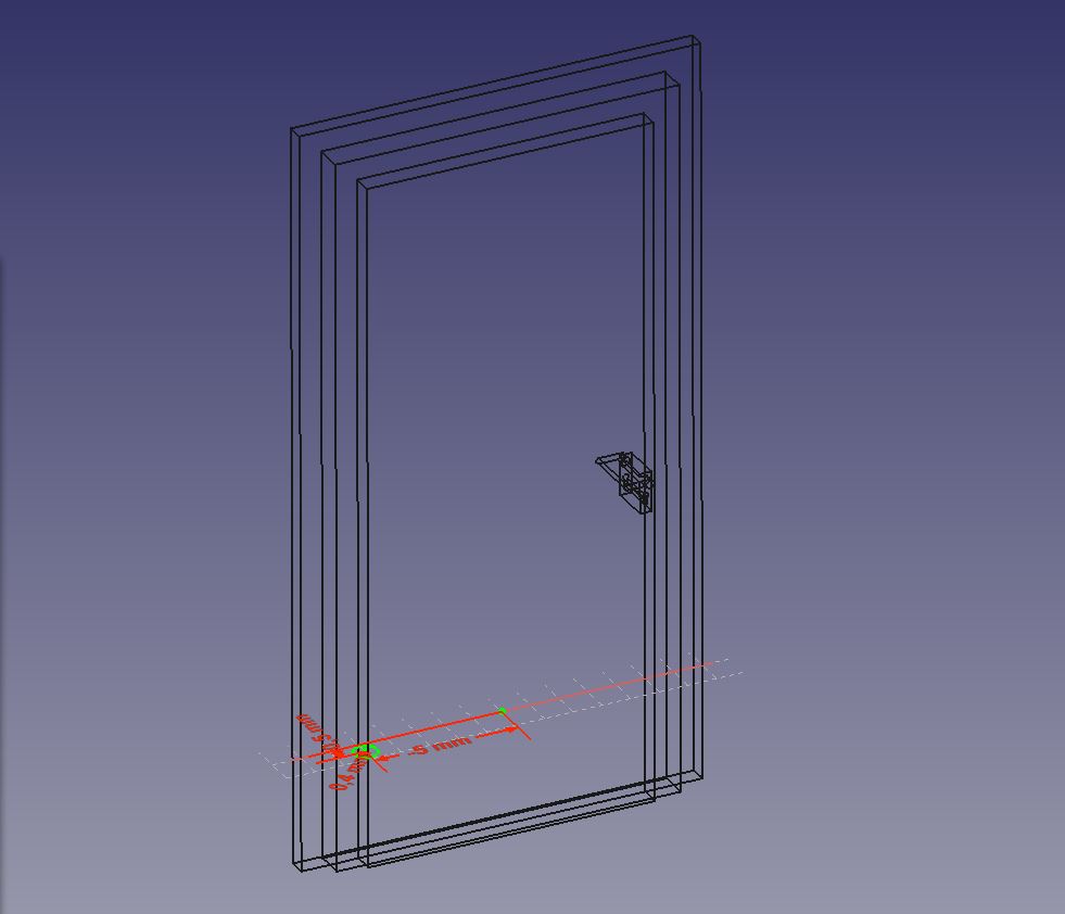 Trafostation Tuer Konstruktion