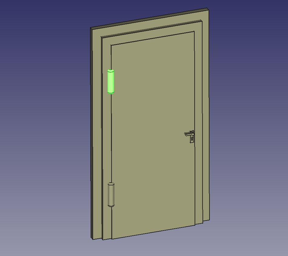 Trafostation Tuer Konstruktion