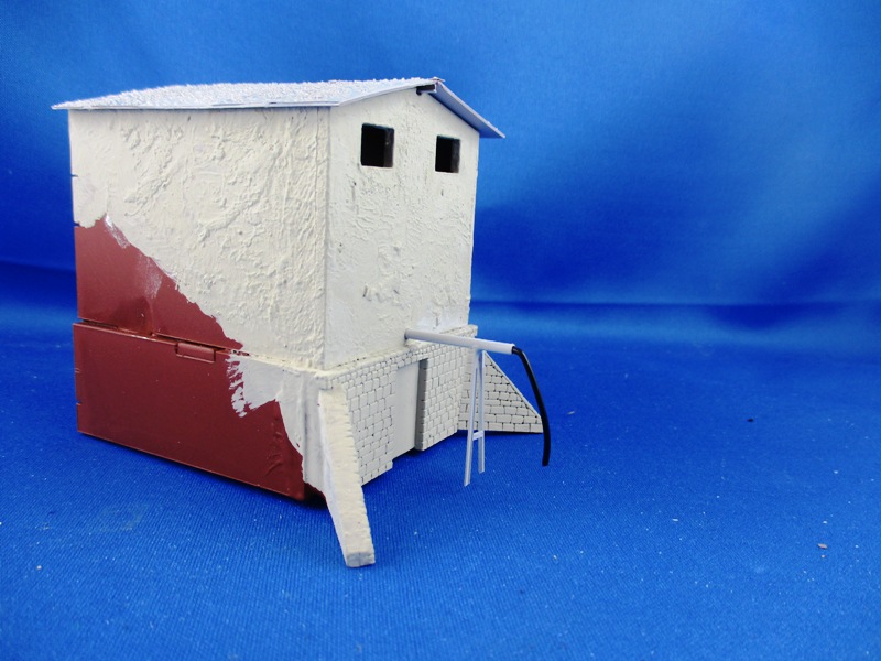 Wasserrohrst�tze am Wasserturm