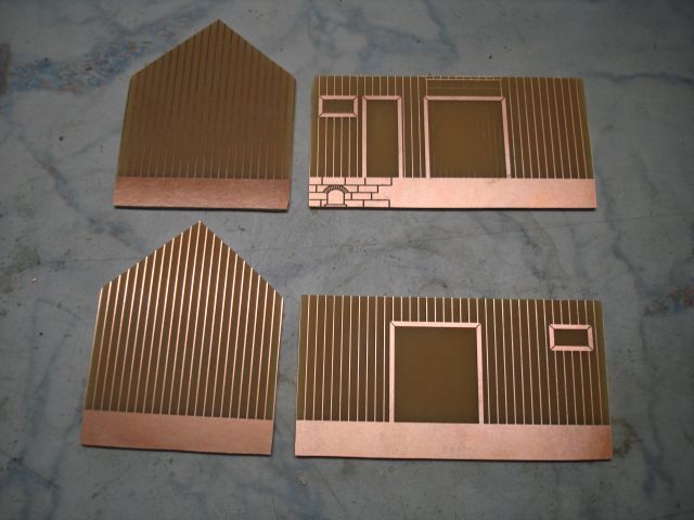 Die Teile des urspr�nglichen Schuppens