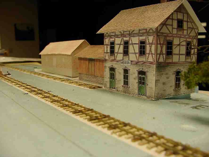 Das Kartonmodell Krautheim in Widdern