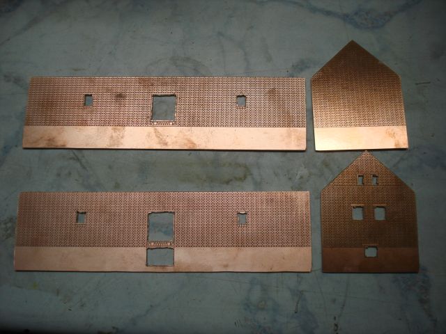 gebohrt und ausges�gte Fenster