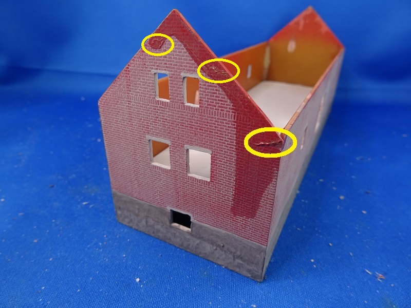 Stirnwand mit Sekundenkleber