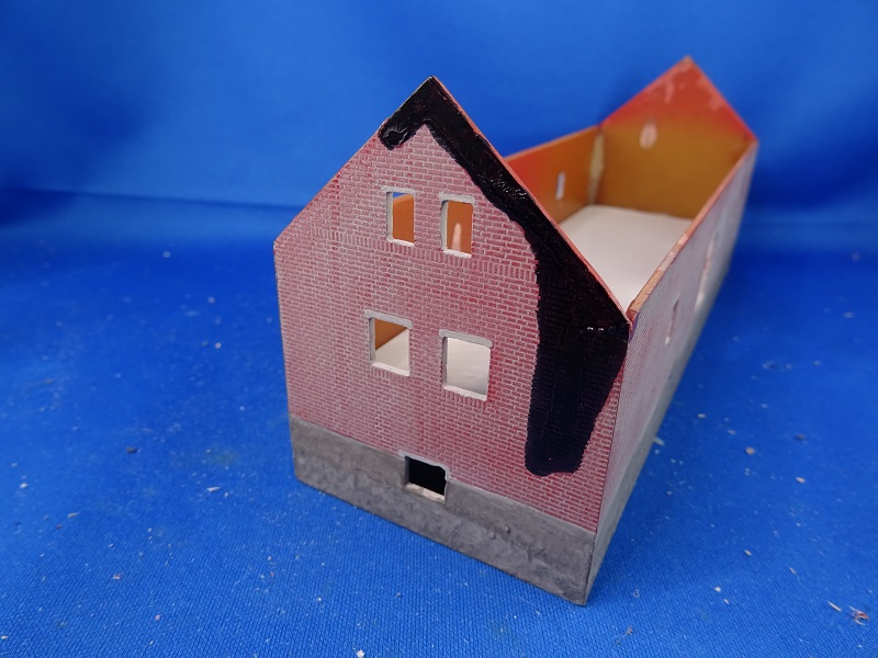 Stirnwand mit Sekundenkleber