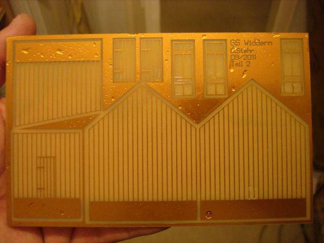 abgesp�lte Platine