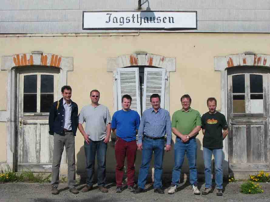 v.l.n.r. Franziskus, Uwe, Michael,Martin, Roland und Alexander