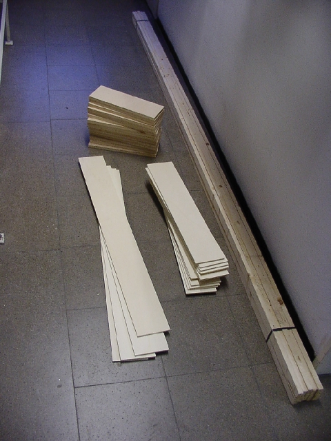 Das Material der 4 Module