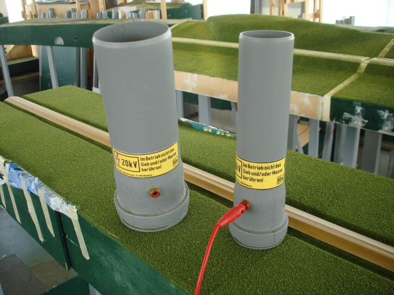 elektrostatisches Begrasen