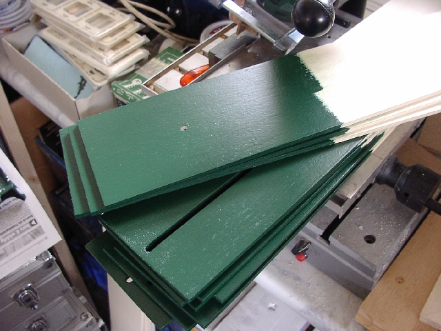 Der Bereich der berlappung wird vorher gestrichen