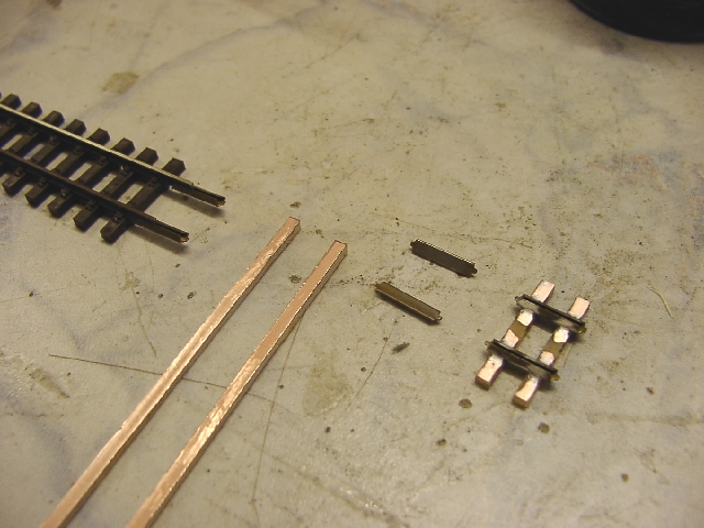 Einzelteile der Spurfhrung