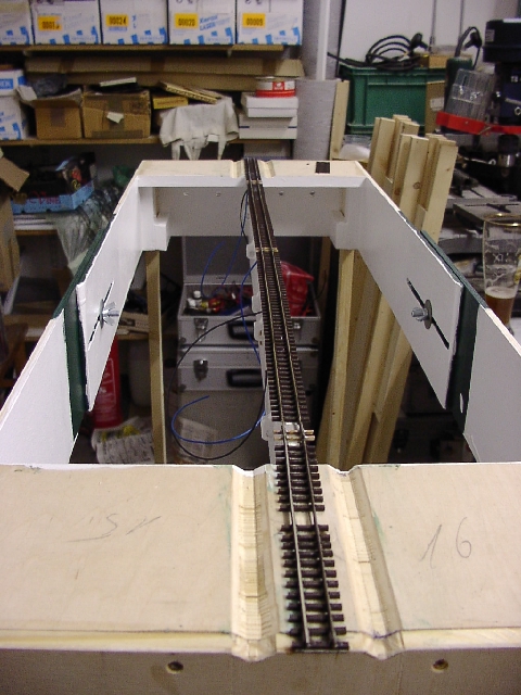 fertig verlegtes Gleis