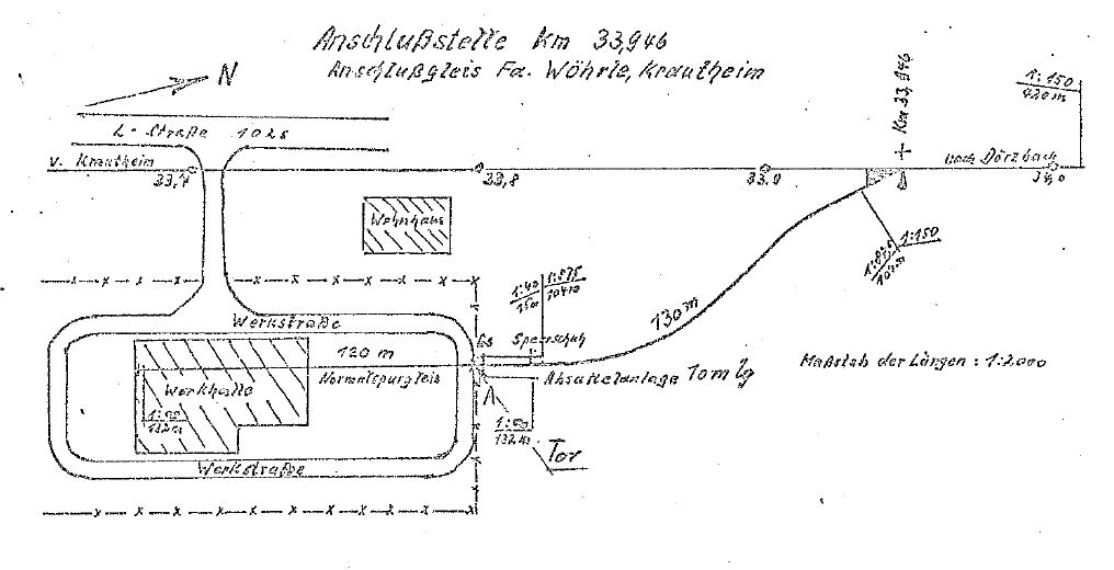 Plan Anschluss der Fa. 