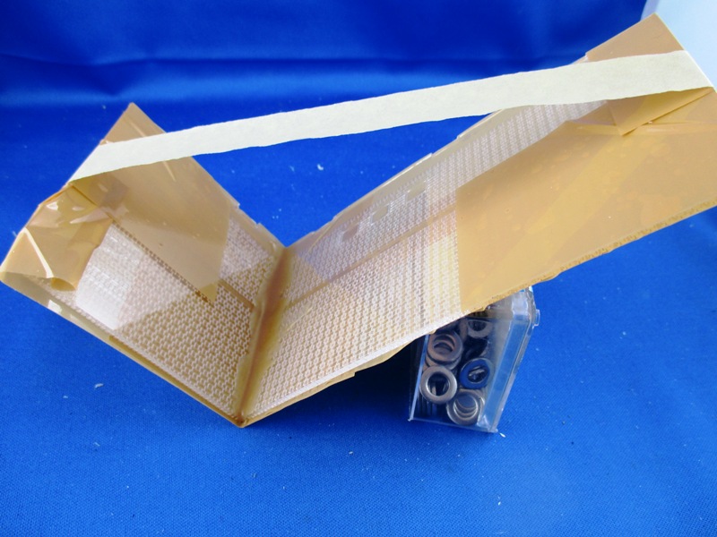 Seitenteile mit Stabilit Express geklebt