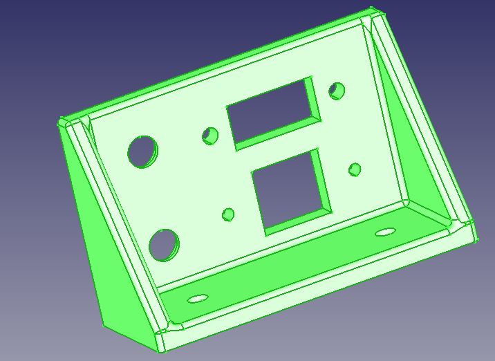 CAD Winkel von hinten