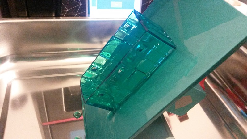 Druckplatte in Wanne