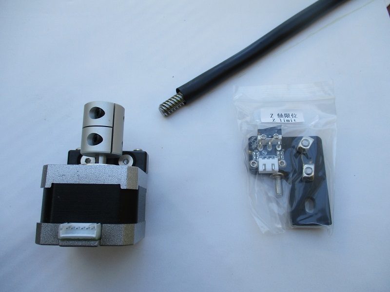 Z-Motor und Gewindespindel