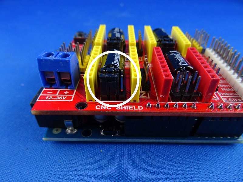 Jumper auf CNC Shield
